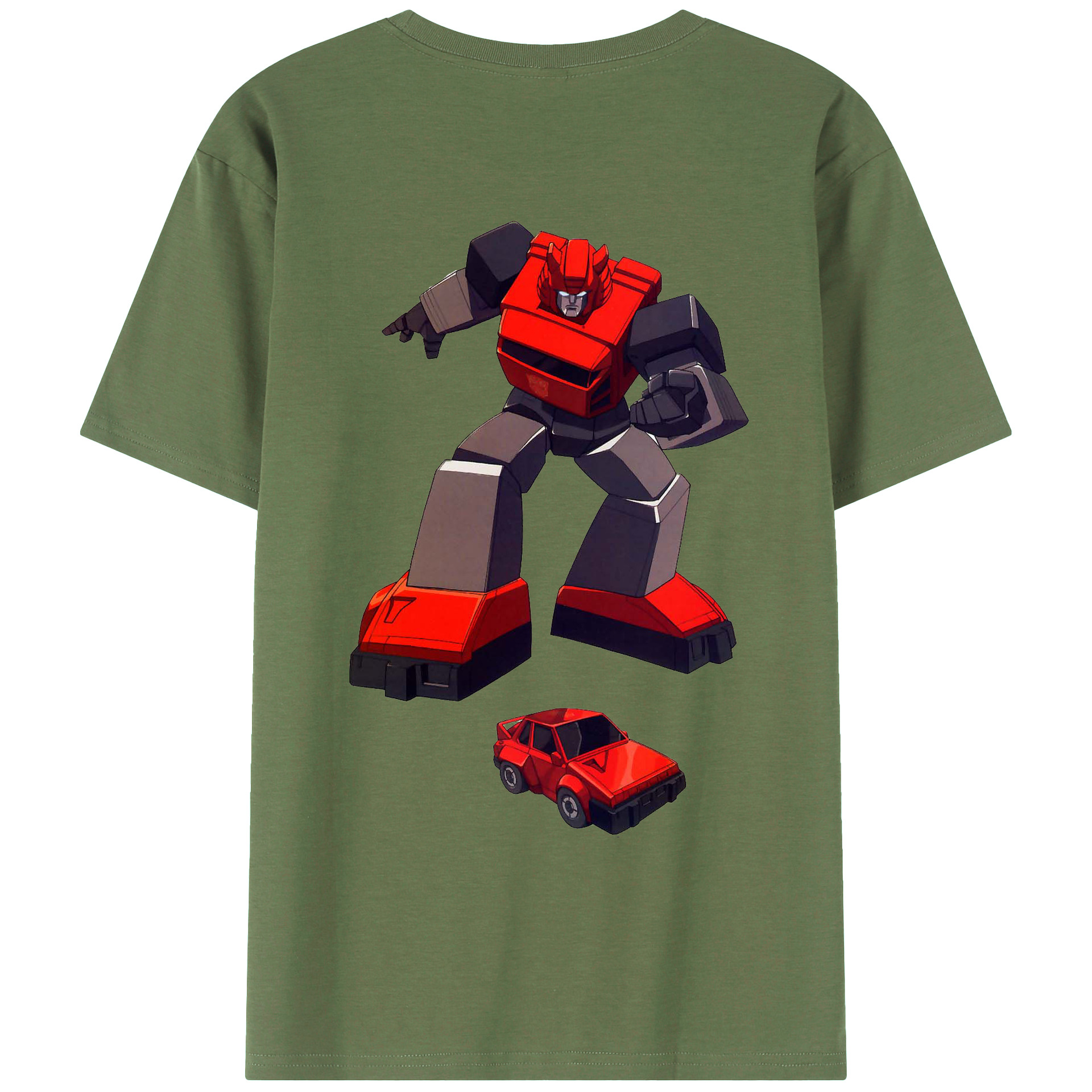 （画像用）  綿100％ メンズ半袖Tシャツ（バックプリント） 通気性